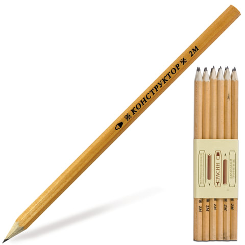 Каранд. ч/г (Красин) "Красин"/"Конструктор" 2М С-315 177мм 7503