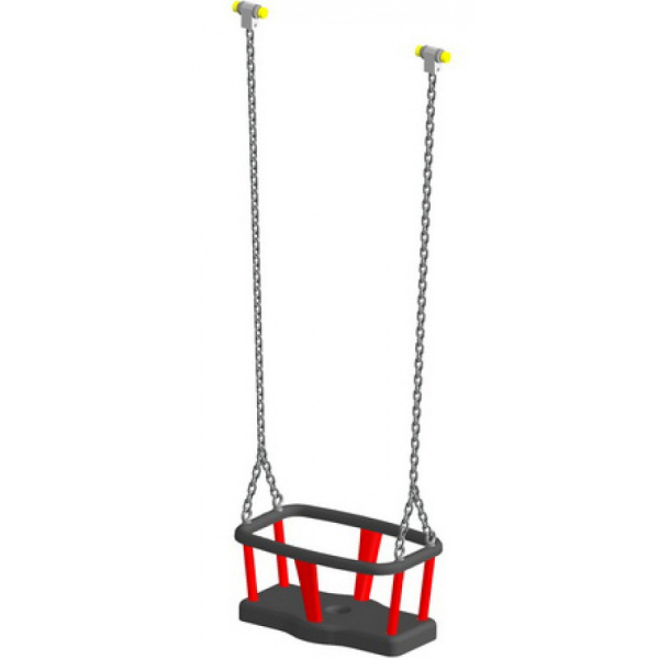 Сидение для качелей резиновое с подвеской ( для качелей 004154)