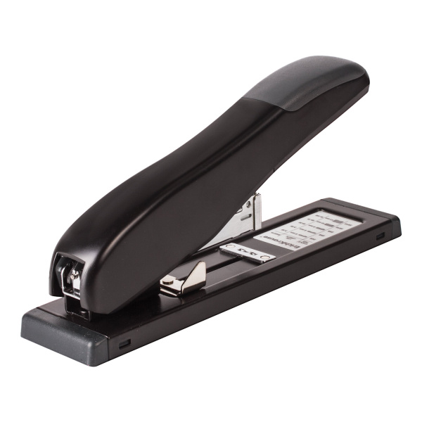 Степлер МОЩНЫЙ №24/6-23/13 ERICH KRAUSE "Elegance", до 100листов, с резиновой накладкой, черный,5410