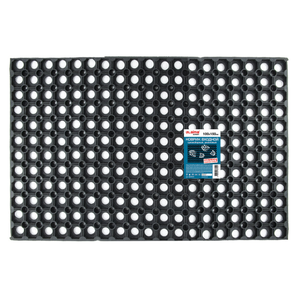 Коврик входной резиновый грязесборный ячеистый, 100х150 см, толщина 16 мм, LAIMA EXPERT, 607814 Коврик входной резиновый грязесборный ячеистый, 100х150 см, толщина 16 мм, LAIMA EXPERT, 607814
