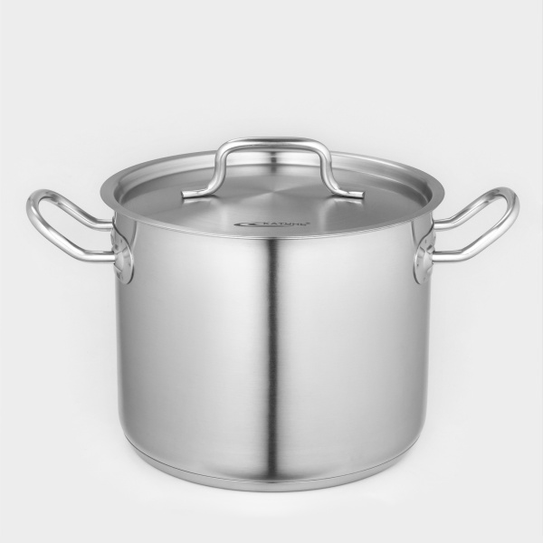 Кастрюля «Общепит» 5 л, d=20 см, h=16 см, капсульное дно, металлическая крышка, ТРС Кастрюля «Общепит» 5 л, d=20 см, h=16 см, капсульное дно, металлическая крышка, ТРС