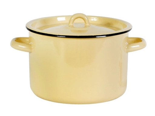 Кастрюля эмал.цил.4,5л крем. 2с17 Кастрюля эмал.цил.4,5л крем. 2с17