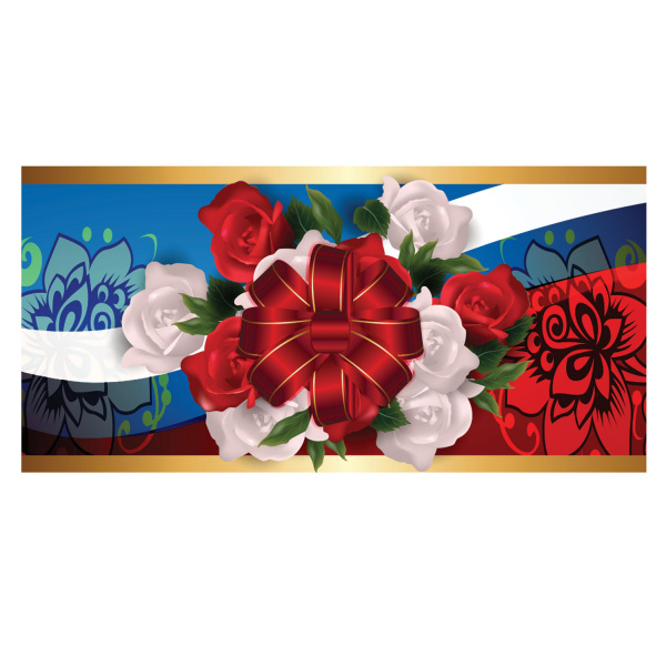 Конверт для денег, 166х82 мм, выборочный лак, Россия, BRAUBERG