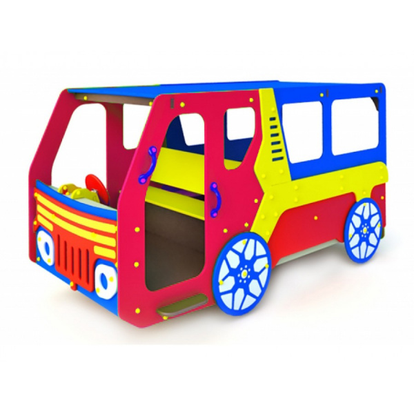 "Автобус", 3-7 лет, влагостойкая фанера, общая высота 1500мм