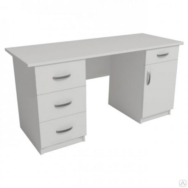 Стол двухтумбовый СК 2/05 без опор. Размеры: 1500*600*750мм