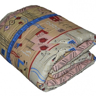 Одеяло 1,5 сп  холлофайбер/бязь 125 гр,145*205, ткань бязь 125 гр, наполнитель холлофайбер, кант