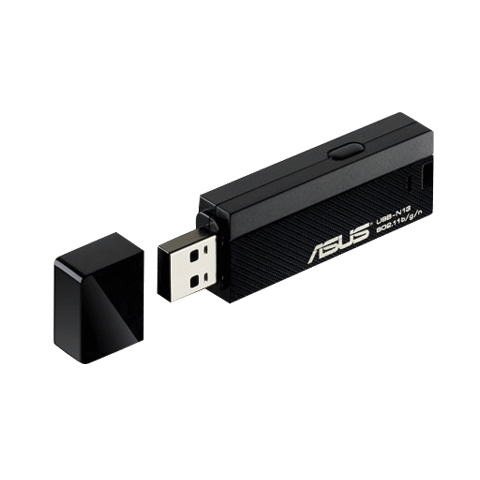 Адаптер WI-FI ASUS USB-N13, USB 2.0, 802.11n, 300 Мбит/с