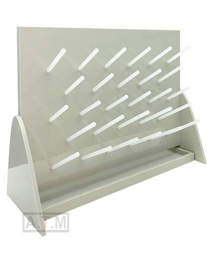 Настольный сушильный стеллаж МОД-13. Размеры: 620х250х470 мм, полипропилен