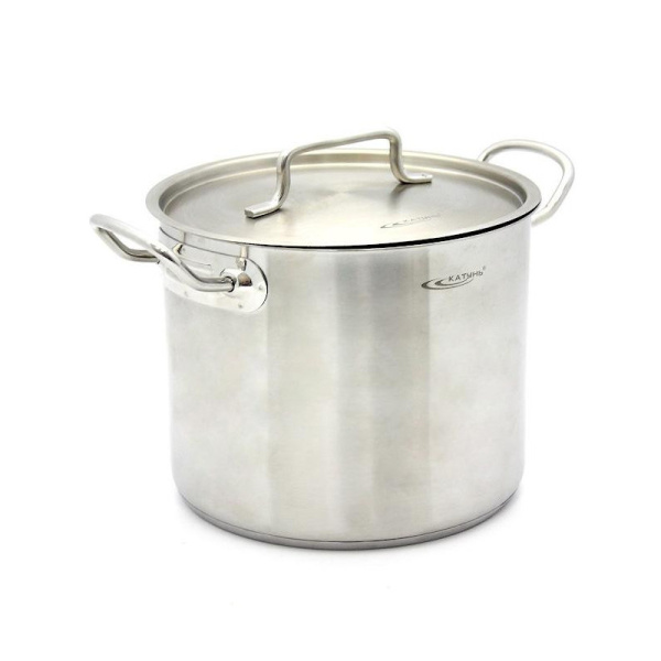 Кастрюля Катунь «Общепит», 2 л, d=16 см, h=10 см, капсульное дно, индукция, нержавеющая сталь Кастрюля Катунь «Общепит», 2 л, d=16 см, h=10 см, капсульное дно, индукция, нержавеющая сталь