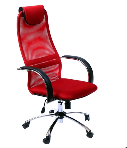 Кресло офисное МЕТТА BК-8 CH красный (№22) (SU-B-8/подл.131/осн.003)