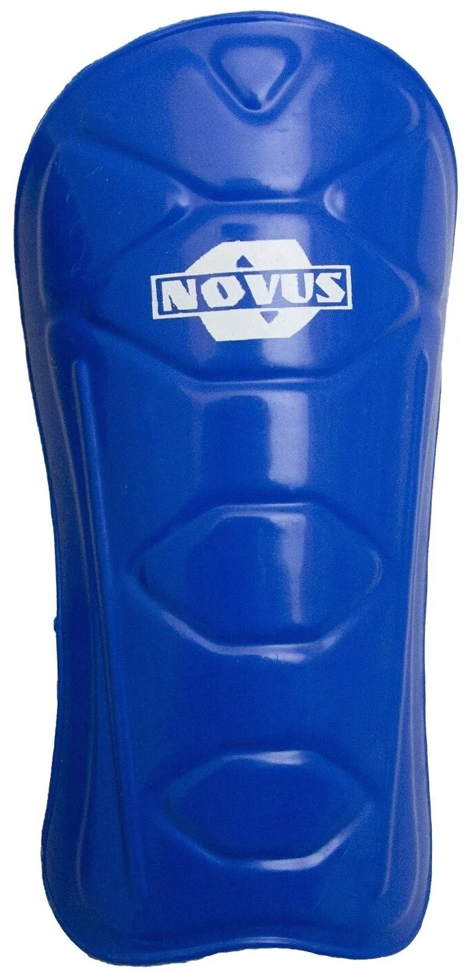 Щитки футбольные NOVUS NFP-01, ЭВА, синий, взрослы