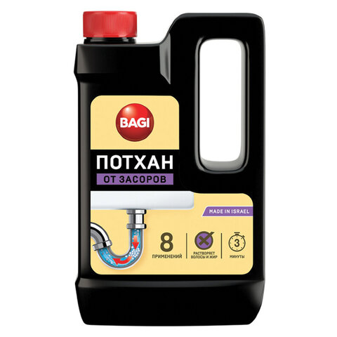 Средство для прочистки канализационных труб 600мл BAGI ПОТХАН, ганулированное Средство для прочистки канализационных труб 600мл BAGI ПОТХАН, ганулированное