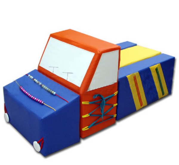 Машина дидактическая - пикап, 90*40*40 см.