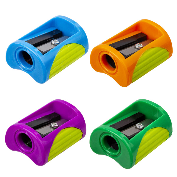 Точилка BRAUBERG "Original", пластиковая, корпус ассорти,228465