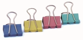 Зажимы для бумаг 51мм DOLCE COSTO, 12шт., цветные, картонная коробка