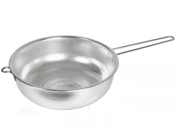Дуршлаг 28,5см с длинной ручкой нерж. AST-002-ДРГ-28