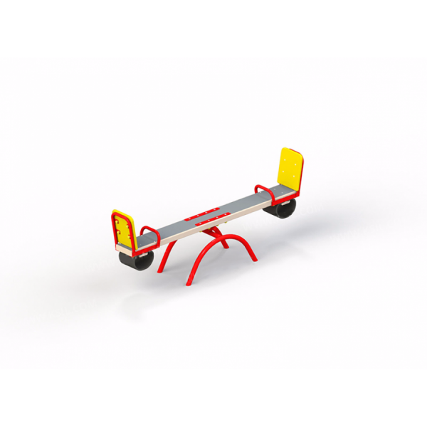 Качалка-балансир "М" (от 3 до 12 лет), древесина хвойных пород, размеры 2110х420 мм, Н=835 мм