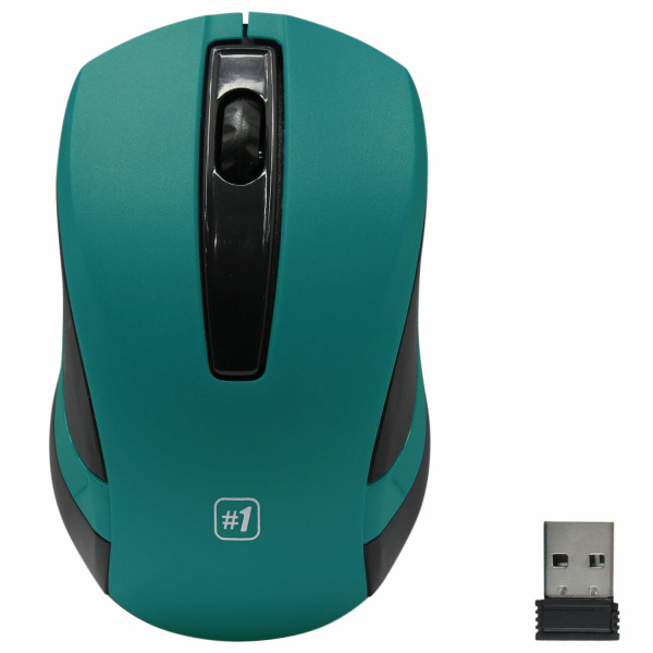 Мышь беспроводная DEFENDER #1 MM-605, USB, 2 кнопки + 1 колесо-кнопка, оптическая, зеленая, 52607 Мышь беспроводная DEFENDER #1 MM-605, USB, 2 кнопки + 1 колесо-кнопка, оптическая, зеленая, 52607