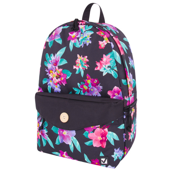 Рюкзак BRAUBERG универсальный, SYDNEY flowers, 38*27*12 см, 228837 Рюкзак BRAUBERG универсальный, SYDNEY flowers, 38*27*12 см, 228837