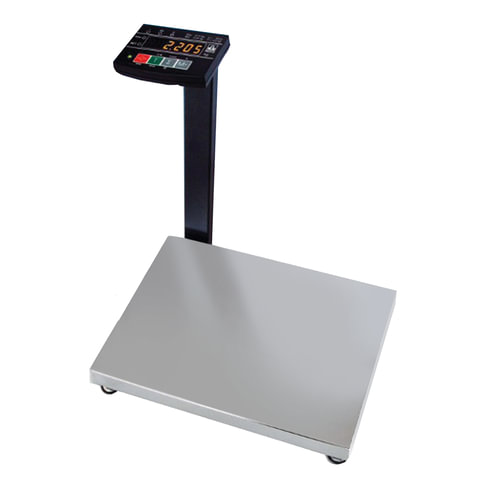 Весы фасовочные МАССА-К МК-15.2-АВ11 (0,04-15кг), дискретность 5г, платформа 340x244мм, со стойкой 