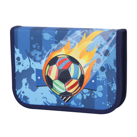 Пенал TIGER FAMILY (ТАЙГЕР), 1 отделение, откидная планка, "Чемпионат", 20х14х4 см