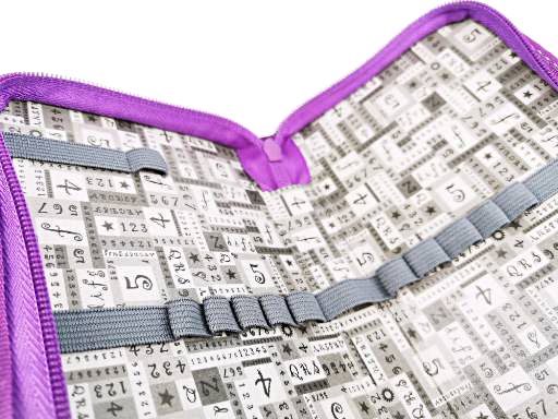 Пенал 1 отделение 195/110/30 ТМ "Лимпопо" "Романтика" арт. LPR0012