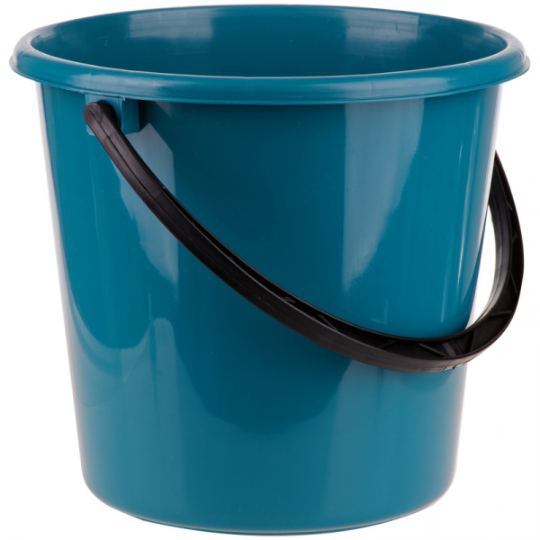 Ведро пищевое 7л OfficeClean, пластиковое, мерная шкала, сине-зеленое