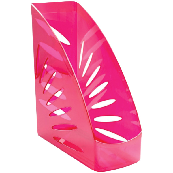 Лоток для бумаг вертикальный СТАММ "Тропик", тонированный, цвет вишня ЛТ358 Лоток для бумаг вертикальный СТАММ "Тропик", тонированный, цвет вишня ЛТ358