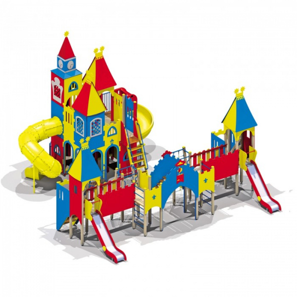 ДИК "Сказочная страна" (6-12 лет) 10060х9930 мм, Н = 7150 мм, Н площадок = 1550 мм, 2050 мм