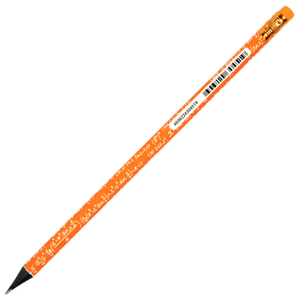 Карандаш чернографитный BRAUBERG "EXAM", 1 шт., HB, с ластиком, корпус ассорти, 181753 Карандаш чернографитный BRAUBERG "EXAM", 1 шт., HB, с ластиком, корпус ассорти, 181753