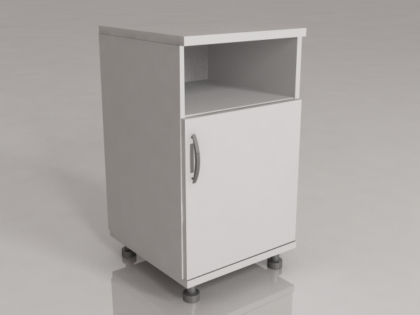 Тумба прикроватная ТП 1/01 на опорах (ниша, дверь). Размеры: 450*450*700мм