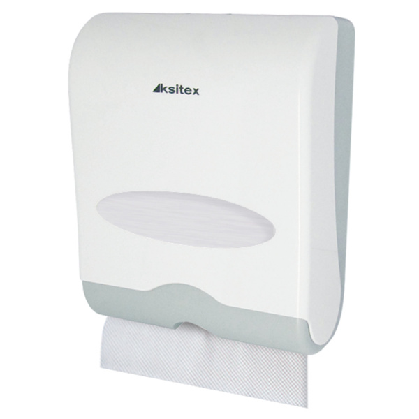 Диспенсер для полотенец KSITEX, V/Interfold, белый (полотенца 124556-557,126094-097), ТН-603HW