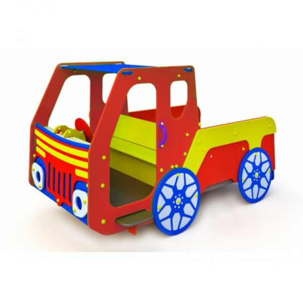 "Машинка", 3-7 лет, влагостойкая фанера, общая высота 1500мм