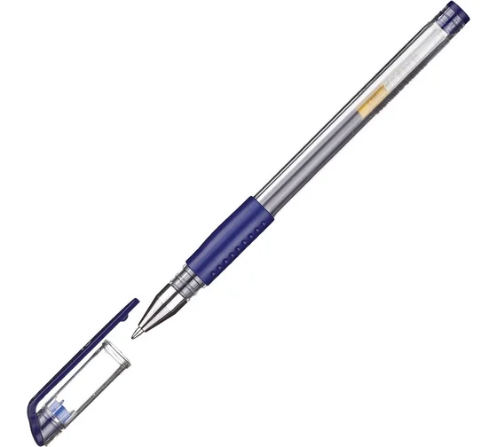 Ручка гелевая ERICH KRAUSE "G-cube", СИНЯЯ, корпус синий, игольчатый узел 0,5 мм, линия письма 0,4 м