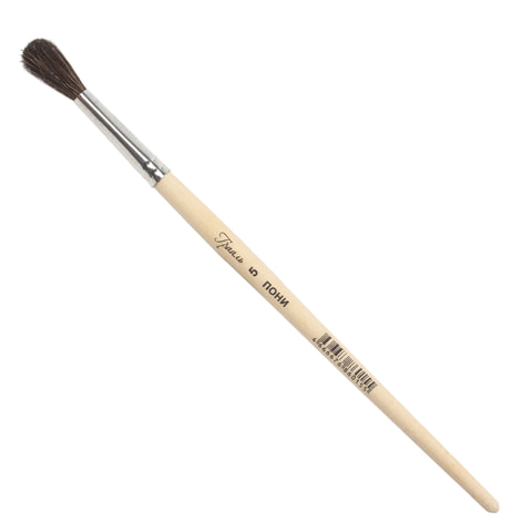 Кисть ГРААЛЬ, пони, художественная (1 штука), круглая, №5, КХП№5 60155 Кисть ГРААЛЬ, пони, художественная (1 штука), круглая, №5, КХП№5 60155