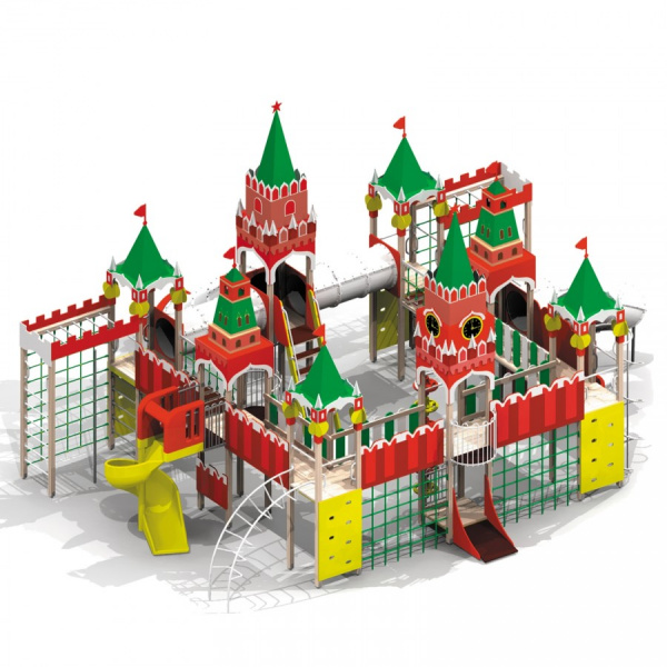 ДИК "Кремлевская стена" (6-12 лет) 11160х11075 мм, Н = 6700 мм, Н площадок 1850 мм