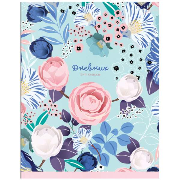 Дневник 5-11 кл. 48л. ArtSpace "Flower collection", ВД-лак Дс48_43500