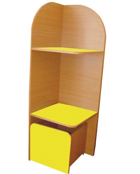 Уголок для спортинвентаря, ЛДСП, 450*450*1400 мм