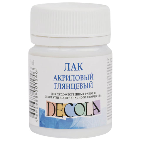 Лак акриловый глянцевый "Декола", 50мл, в банке, 5828920