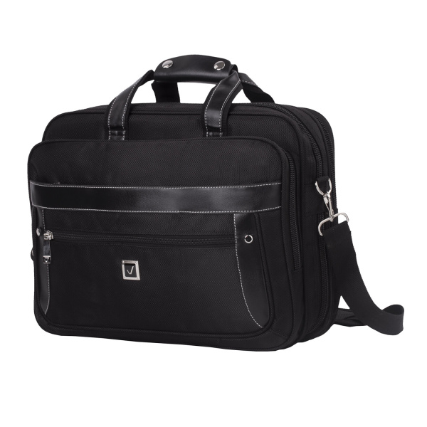 Сумка-портфель BRAUBERG с отделением для ноутбука 15-16", "Carbon", 2 отделения, графит, 41х31х13 см