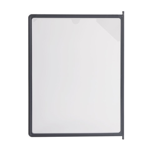 Панель для демосистем BRAUBERG, с табулятором, А4, серая рамка, 231233