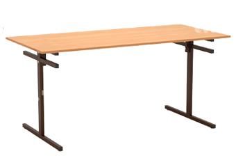 Стол 6-ти местный для столовой. Размеры: 1500*700*760мм м/к серый