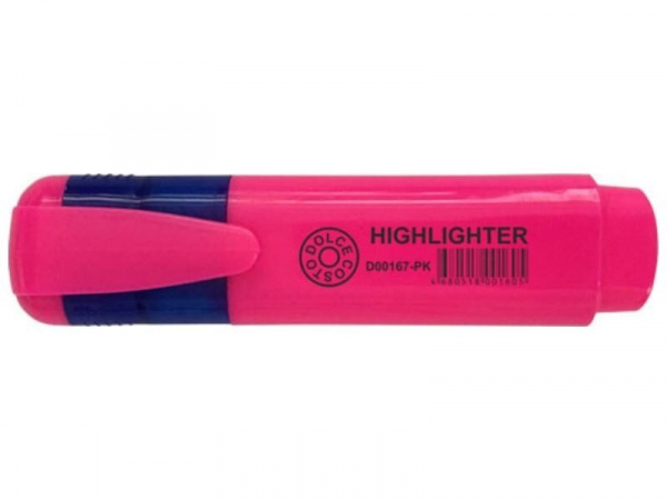 Маркер-выделитель DOLCE COSTO розовый 5мм