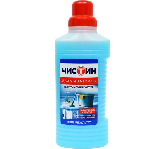 Средство для мытья пола Чистин 1л "Морская волна", 24596