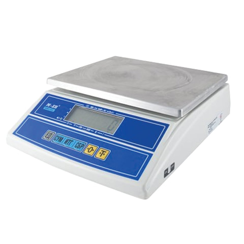 Весы фасовочные MERCURY M-ER 326FL-15.2LCD(0,05-15кг),дискретность 2г,платформа 280x235мм,без стойки