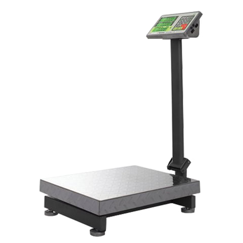 Весы напольные MERCURY M-ER 335ACL-150.20 LCD (0,4-150кг) дискр-ть 20г, платф.600x460мм, со стойкой