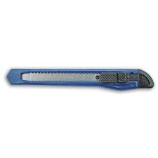 Нож канцелярский малый, 9 мм, индивидуальный пакет