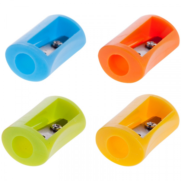 Точилка пластиковая ArtSpace, 1 отверстие, ассорти