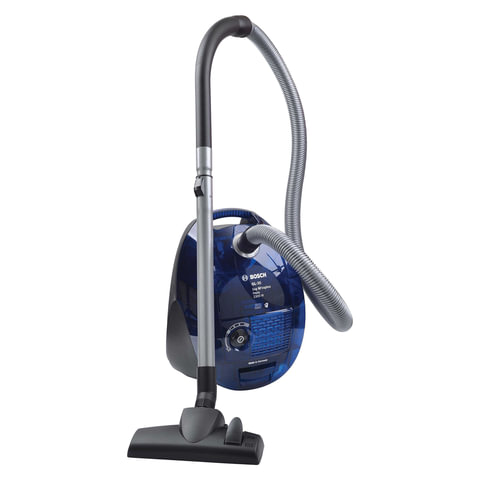 Пылесос BOSCH BSGL32383, с контейнером "циклон", 2300 Вт, мощность всасывания 470 Вт, синий