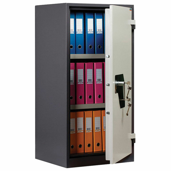 Шкаф металлический огнестойкий VALBERG "BM-1260KL", 1220х600х520 мм, 72 кг, ключевой замок, сварной,